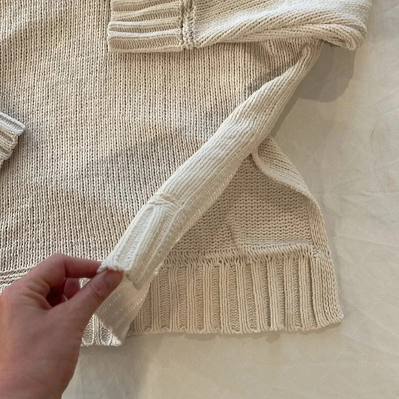 Aerie Sunset Chenille Oversized Turtleneck Sweater SMALL super soft - Picture 2 of 4